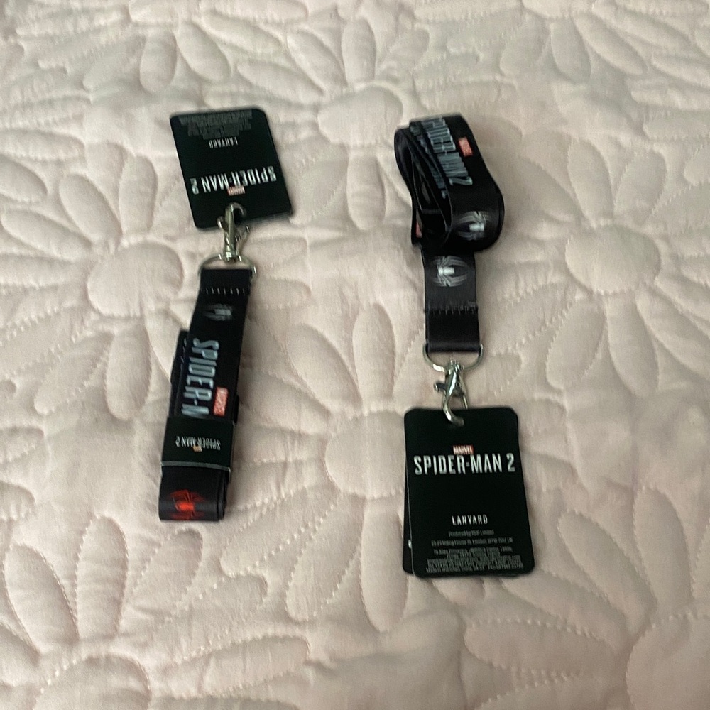 Spiderman Black Lanyard